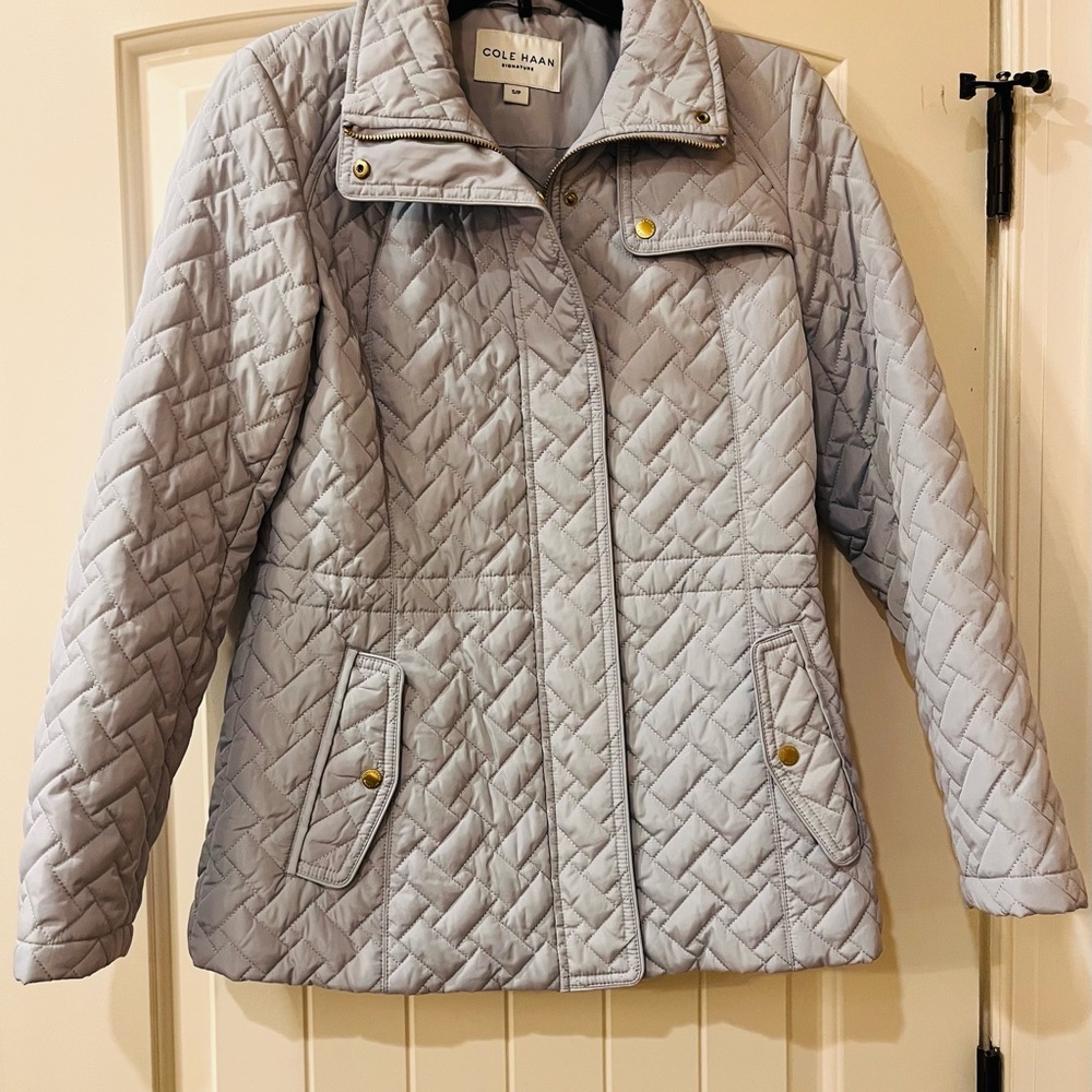 Cole Haan Sky Blue Jacket